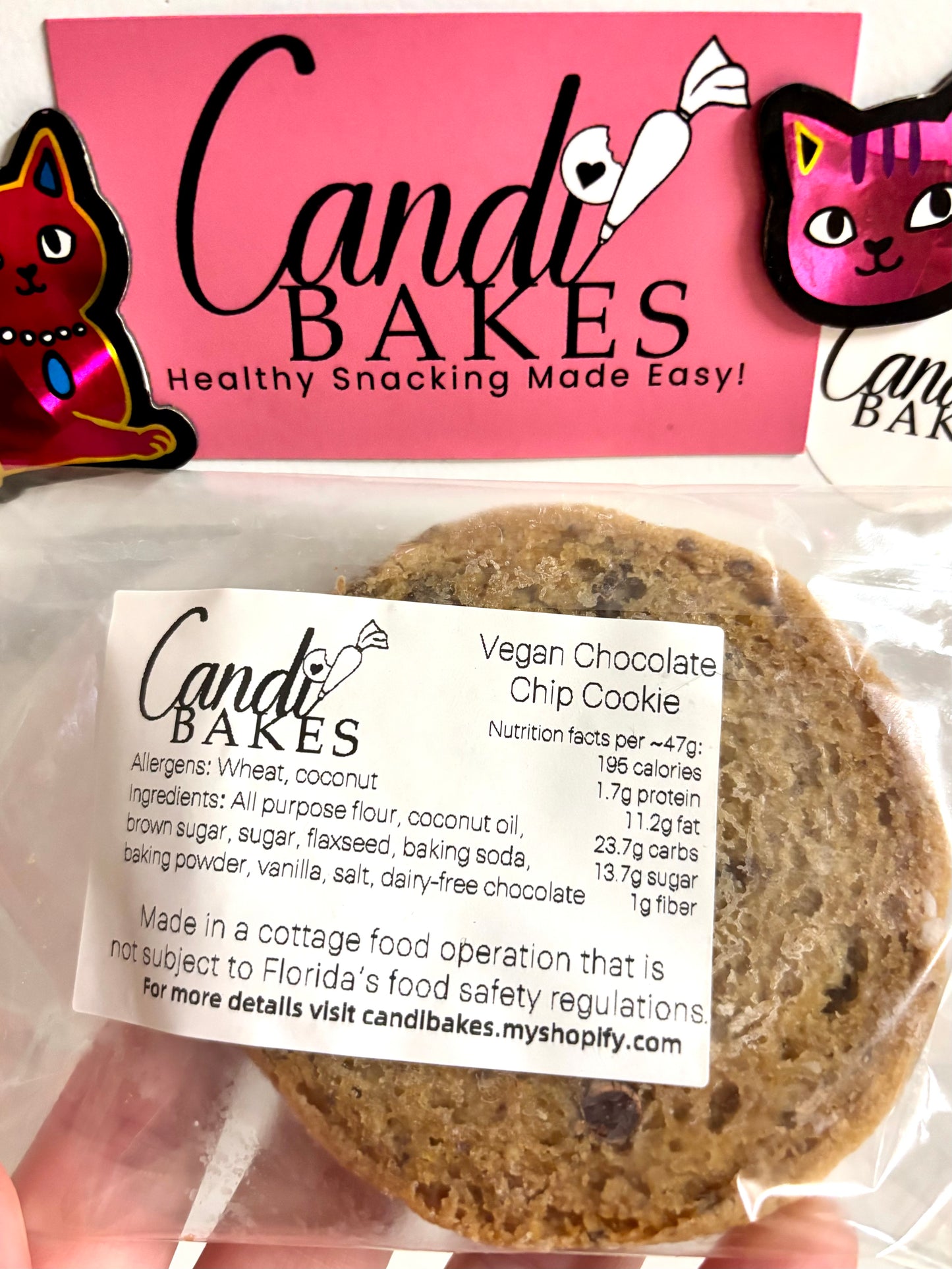 Vegan Chocolate Chip Cookie
