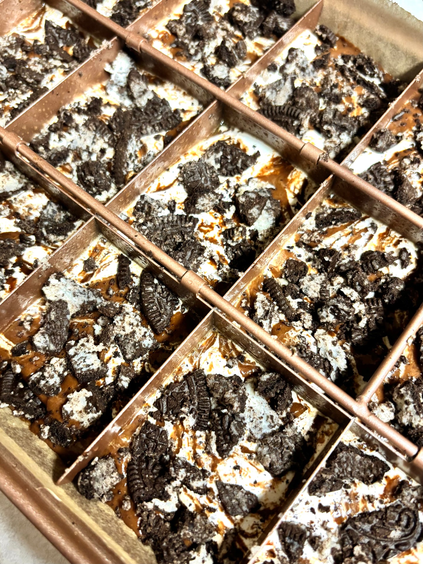 155 Calorie Cookies n Cream Protein Brownie