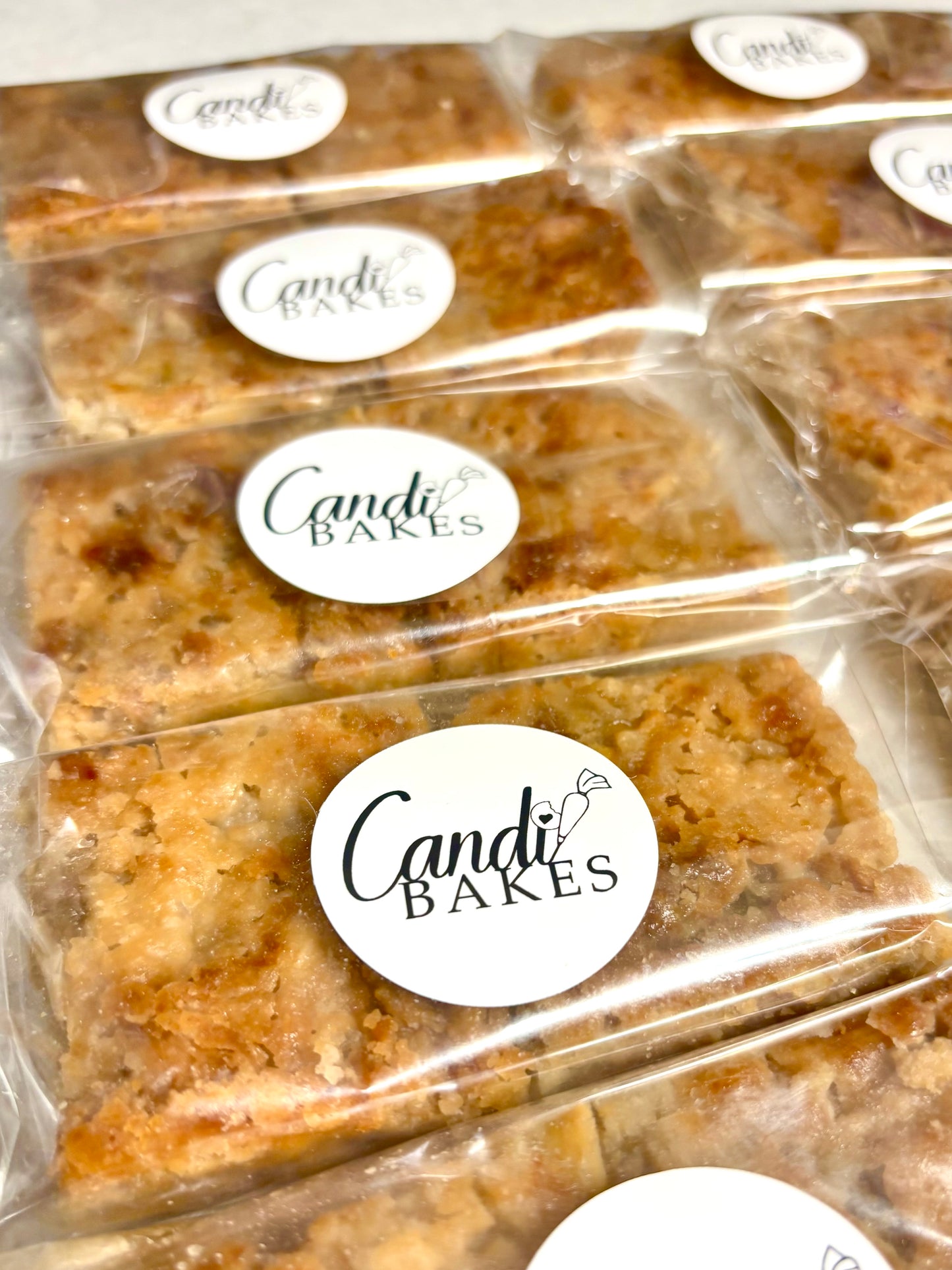 Vegan Tropical Shortbread Squares
