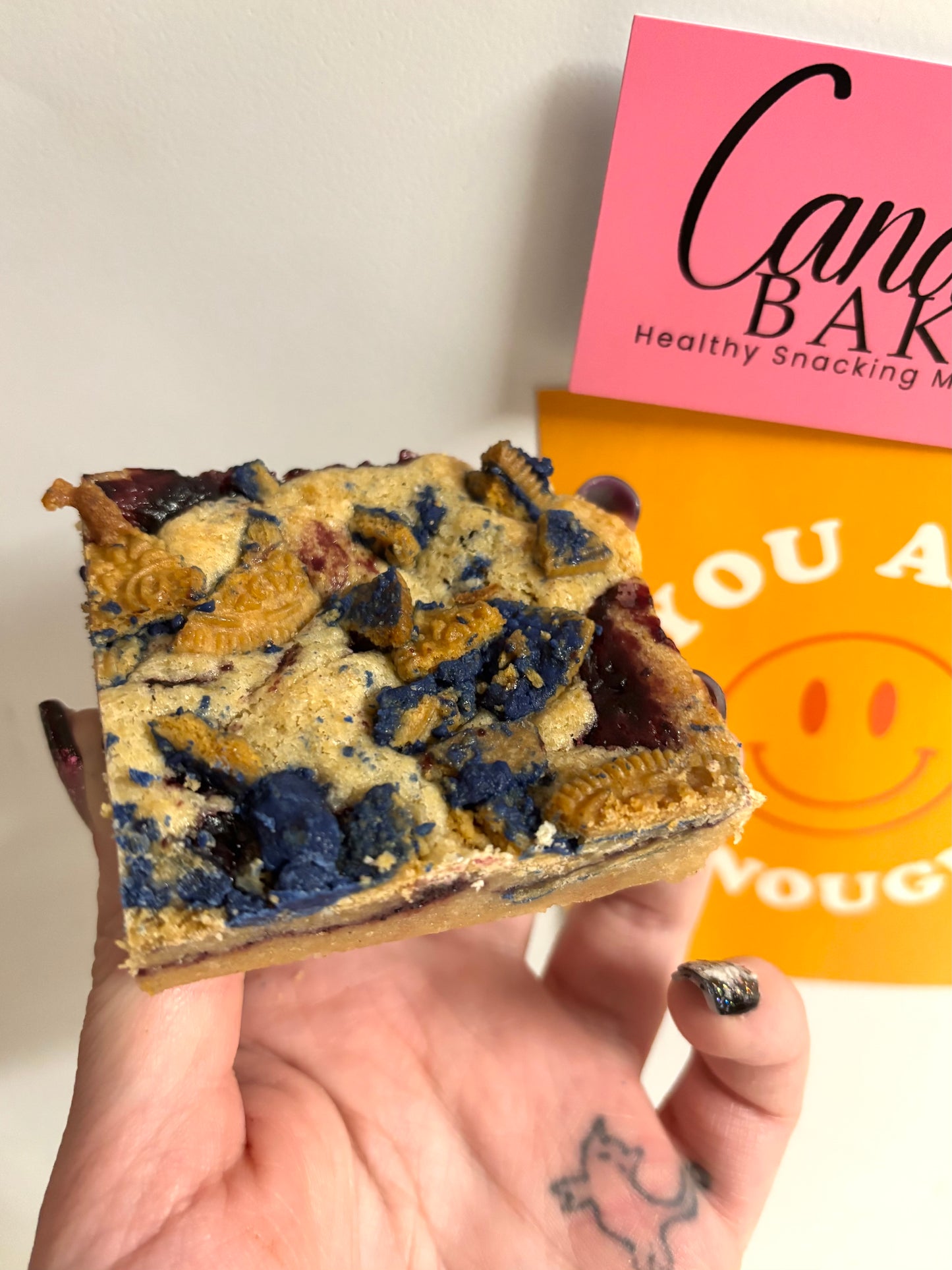 Blueberry Pie Oreo Blondie