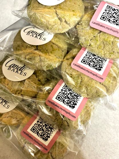 Vegan Key Lime Supergreens Cookies