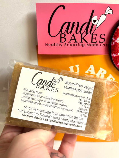 Gluten-Free Vegan Maple Apple Bites