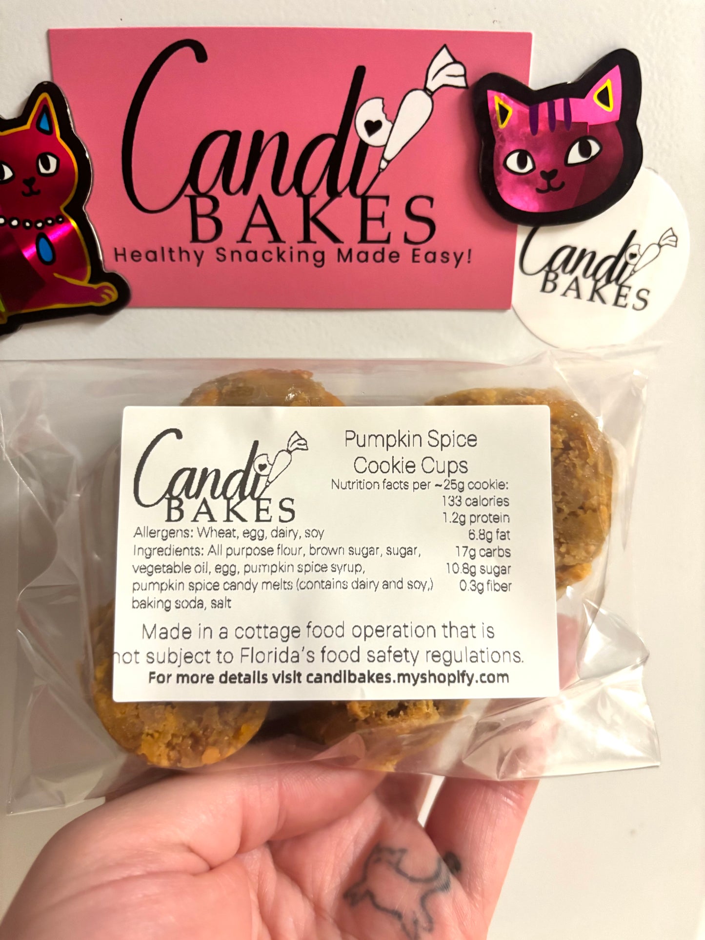 Pumpkin Spice Cookie Cups