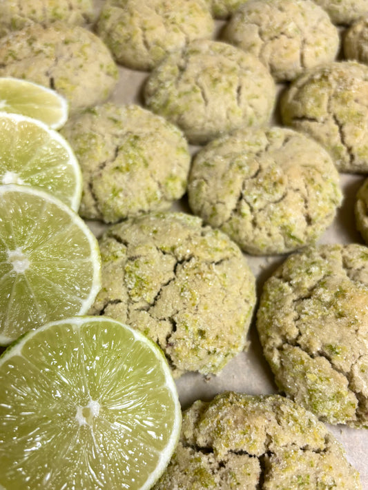 Vegan Key Lime Supergreens Cookies