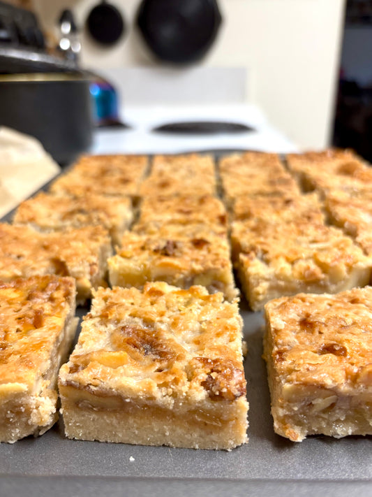 Vegan Tropical Shortbread Squares