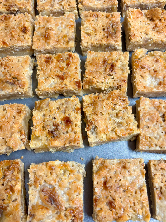 Vegan Tropical Shortbread Squares