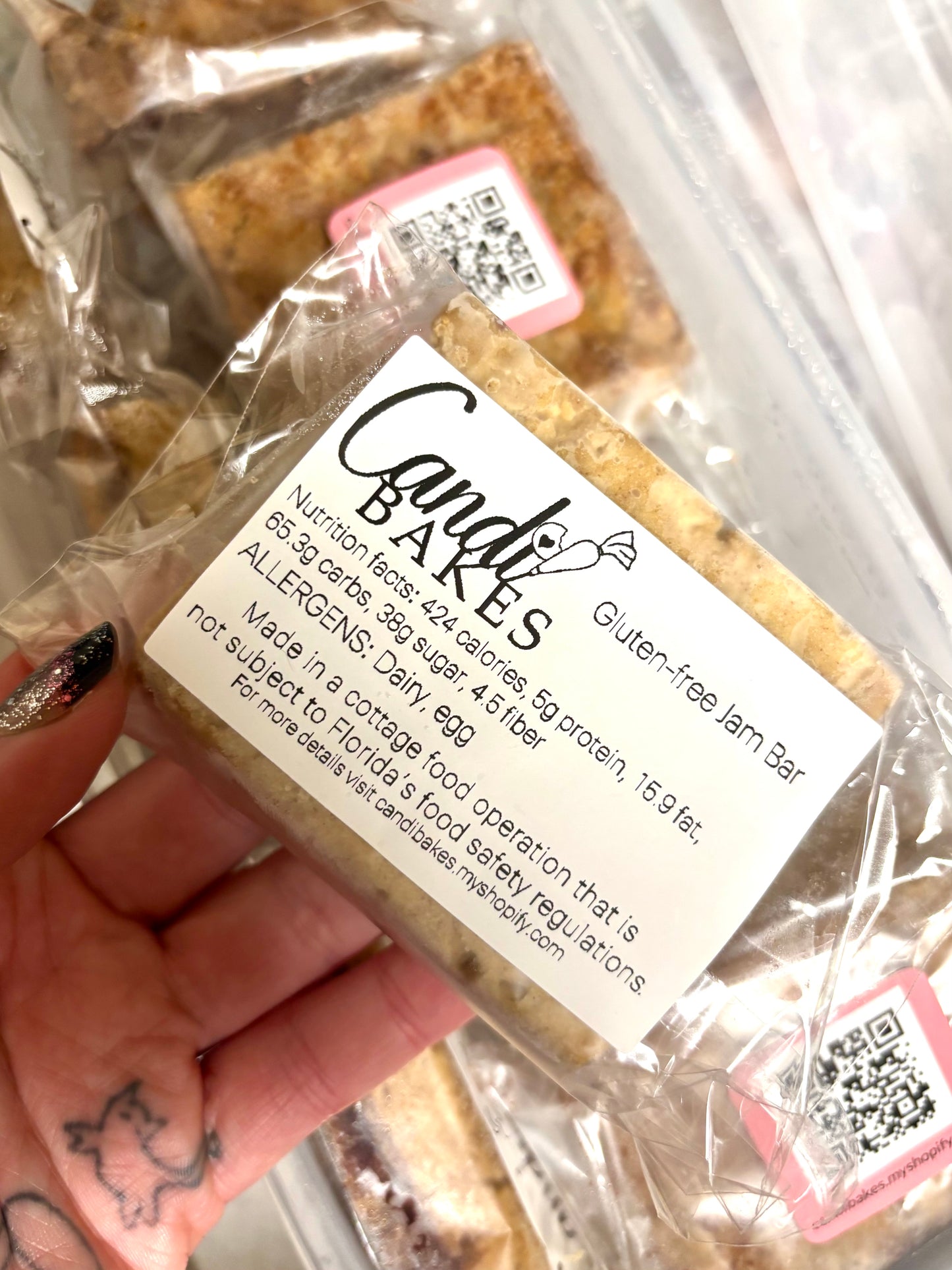 Gluten-Free Jam Bar