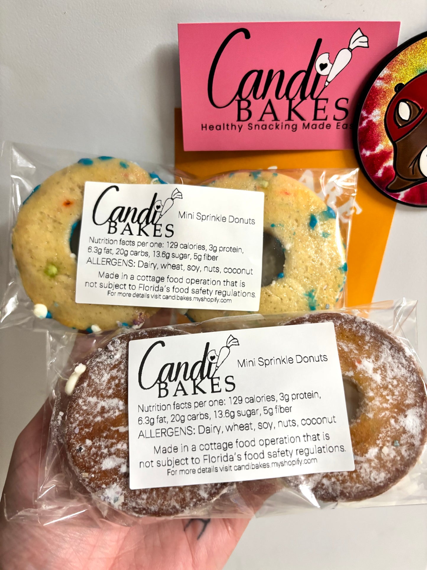Mini Sprinkle Donuts