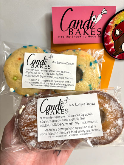Mini Sprinkle Donuts